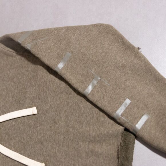 Kith Crop Cut Off Relaxed Fit Pullover Brown Hoodie Women's Medium Cropped - Picture 4 of 6